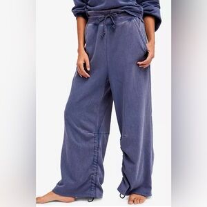 Free People Movement Vuori Women’s Track Baggy Lounge Pants Joggers Cinch Medium